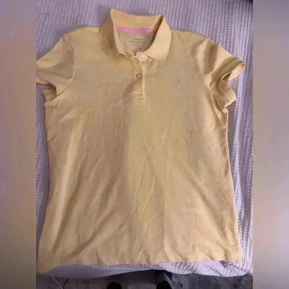 Lilly Pulitzer Summer Yellow Polo - Picture 1 of 6